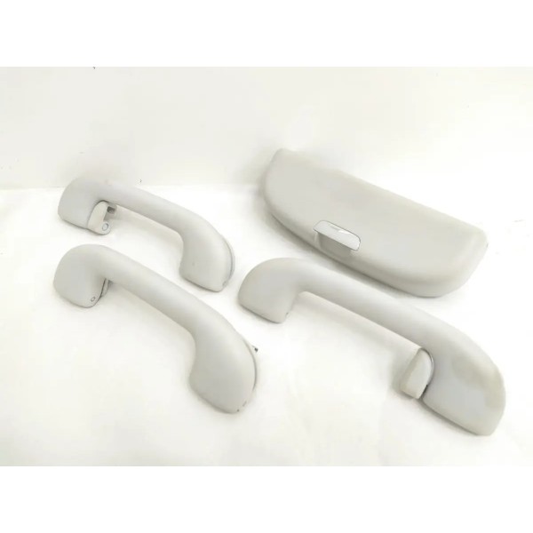 Jogo Alça Puxador Teto Jeep Renegade 2018 2019 Cinza