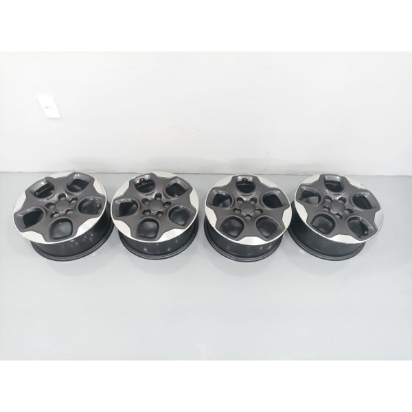 Jogo Rodas Aro 16 Jeep Renegade 2018 Detalhe Preto