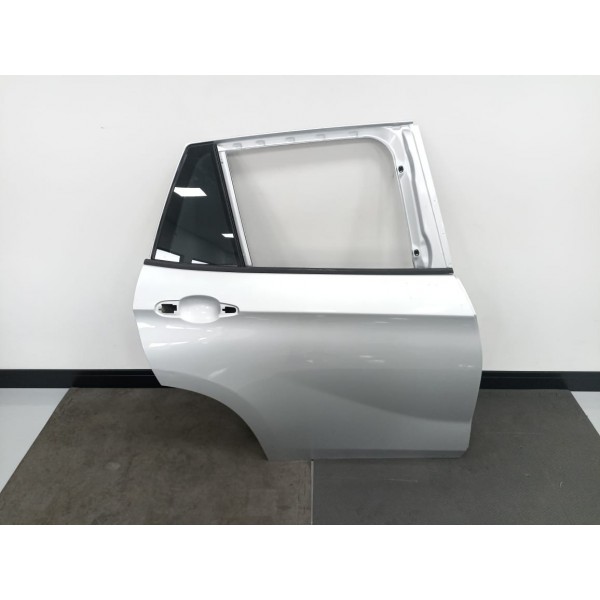 Porta Lata Traseira Direita Bmw X1 2012 Traseira Direita Prateado