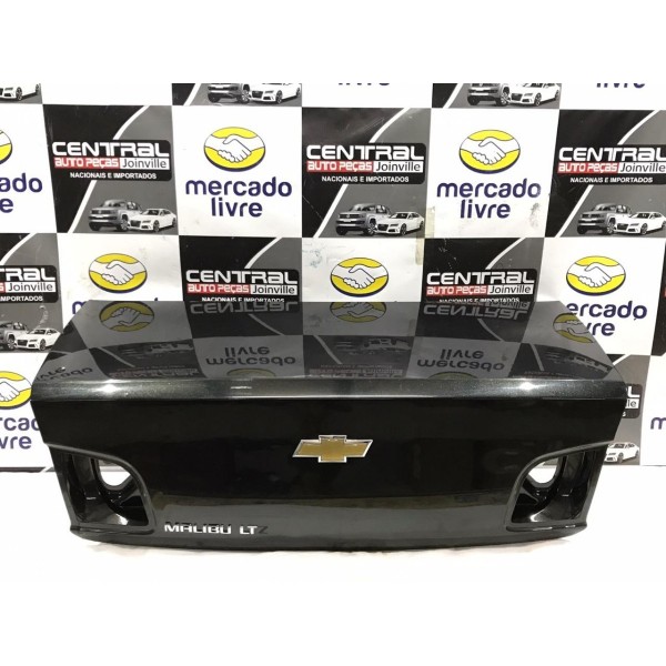 Tampa Traseira Porta Malas Gm Malibu 2.4 2010 2011 2012 Preto