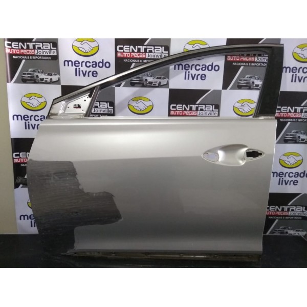 Porta Lata Dianteira Esquerda Hyundai Azera 2013 Recuperada Dianteira Esquerdo Prateado