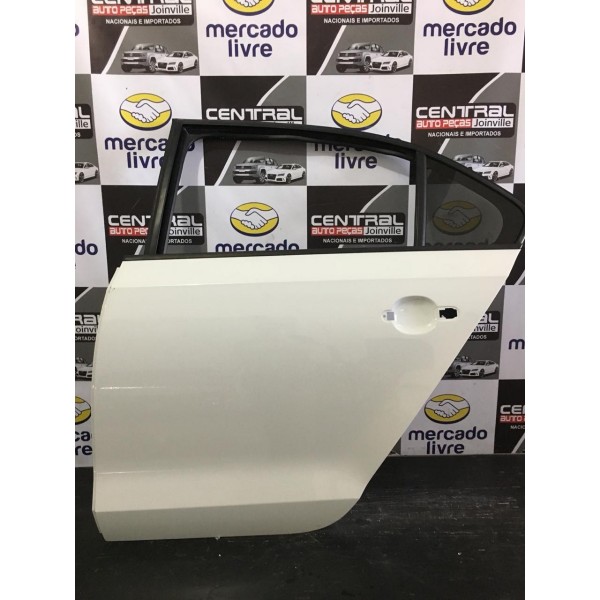 Porta Lata Branca Traseira Esquerda Mercedes C180 2012 Traseira Esquerdo Branco