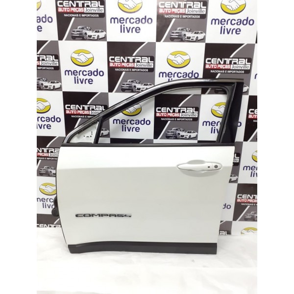 Porta Lata Dianteira Esquerda E Acessórios Compass Flex 2018 Dianteira Esquerdo Branco