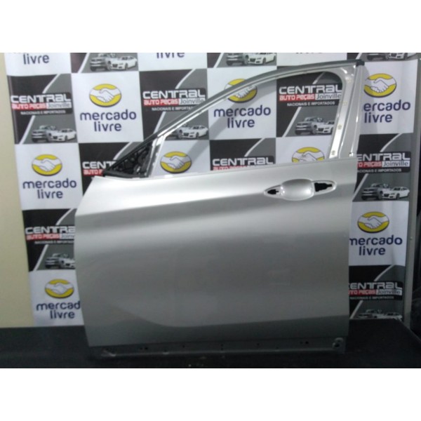 Porta Lata Dianteira Esquerda Bmw X1 2018 Original Tirada Dianteira Esquerdo Cinza
