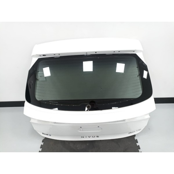 Tampa Traseira Lata Vw Nivus 2020 Branco