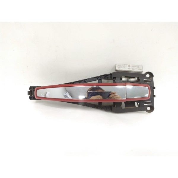 Maçaneta Externa Traseira Esquerda Gm Sonic 2012 Vermelho