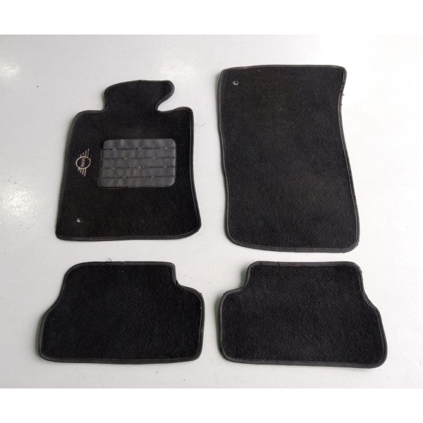 Jogo Tapetes Mini Cooper S 2011 2012 Preto
