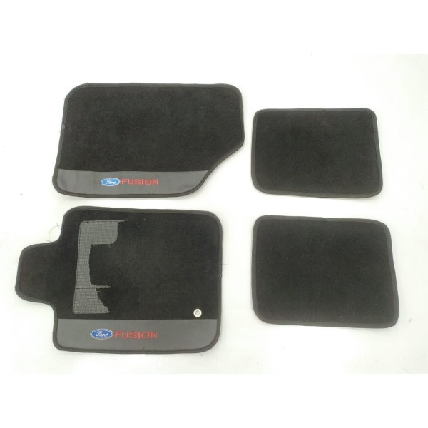 Jogo Tapete Ford Fusion 2.5 Sel 2011 2012 Detalhe Preto