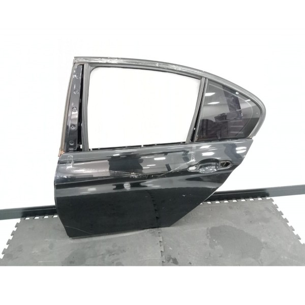 Porta Traseira Esquerda Bmw 320i 2014 Esquerdo Preto