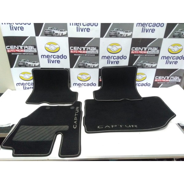 Jogo Tapetes Renault Captur 2018 Preto