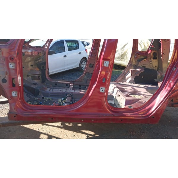 Coluna Porta T Esquerda Citroen Aircross 1.6 2018 Vermelho