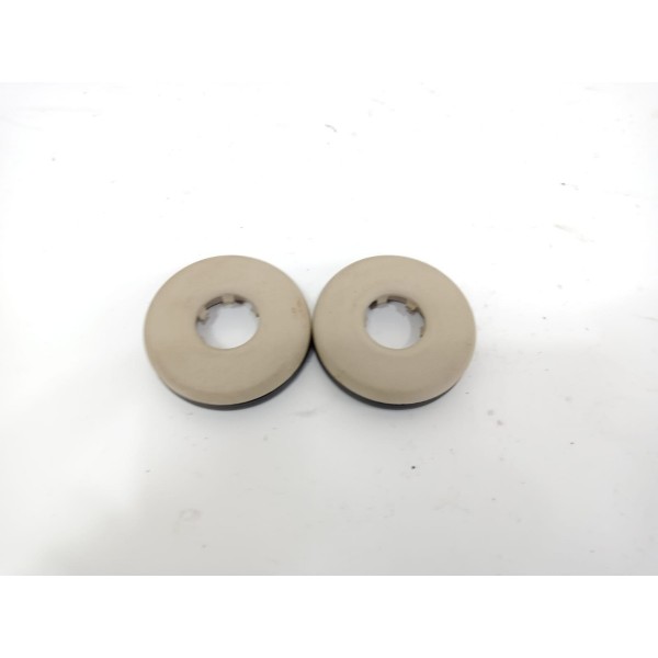 Par Acabamento Encosto Cabeça Dianteiro Esquer Audi Q3 2015 Bege