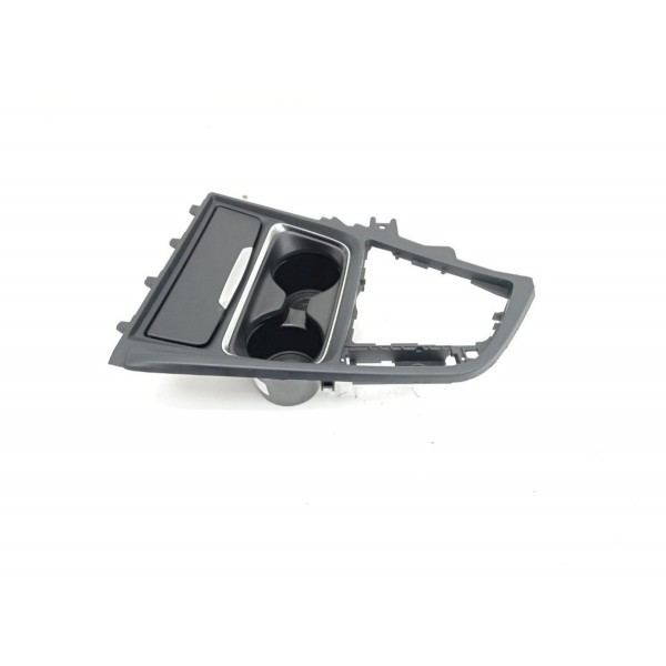 Moldura Porta Objetos Console Central Bmw 320i 2013 Preto