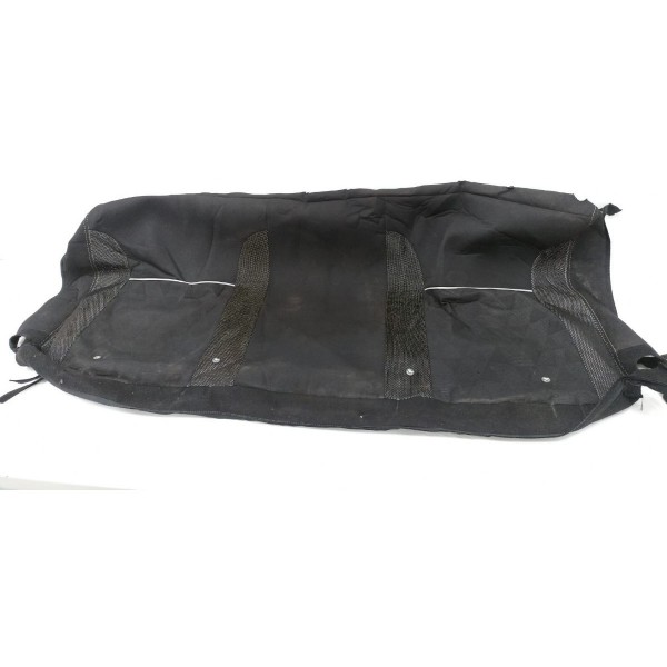 Capa Encosto Banco Traseir Renault Sandero 2017 Preto