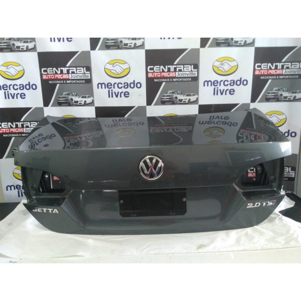 Tampa Traseira Lata Vw Jetta 2013 Original Cinza