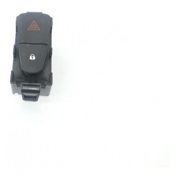 Botão Alerta Renault Logan 1.0 2018 Preto