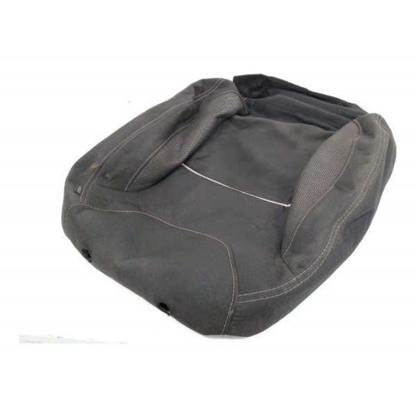 Capa Encosto Banco Dianteiro Esquerdo Renault Logan 1.0 2018 Preto