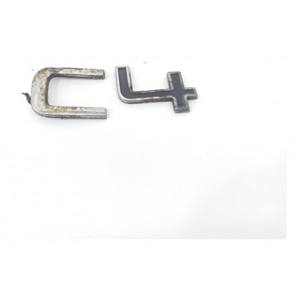 Emblema Traseiro Citroen C4 Cactus 2022 Detalhes Pintura