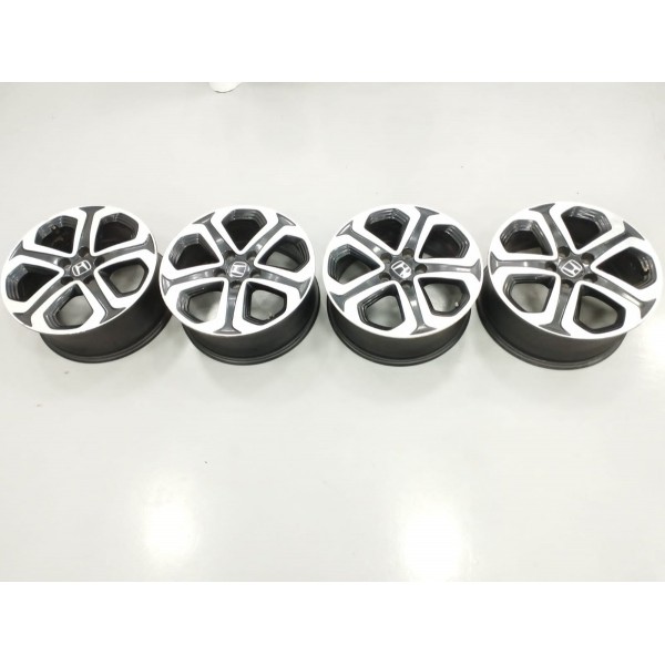 Jogo Roda Aro 17 Honda Hrv 2016 Prateado