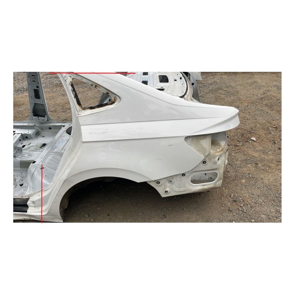 Folha Lateral Esquerda Vw Virtus 1.6 Msi 2021