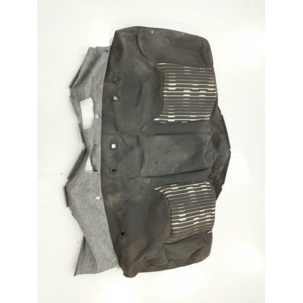 Capa Encosto Banco Traseiro Fiat Toro 2017 Preto