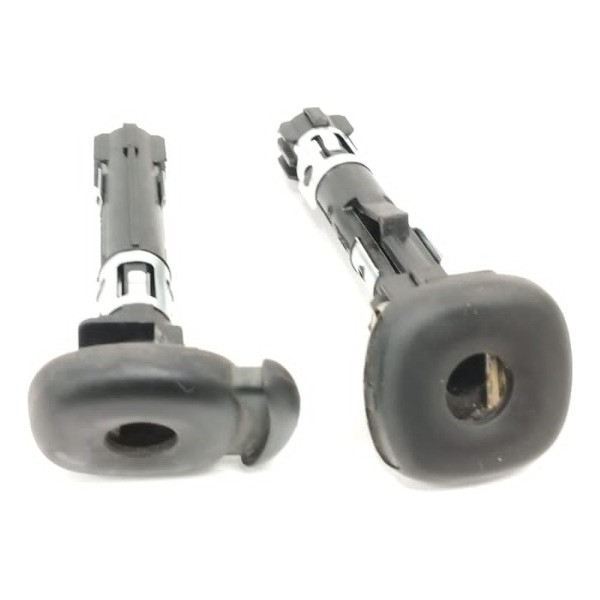 Par Trava Encosto Cabeça Traseiro Central Fiat Toro 2017 Preto