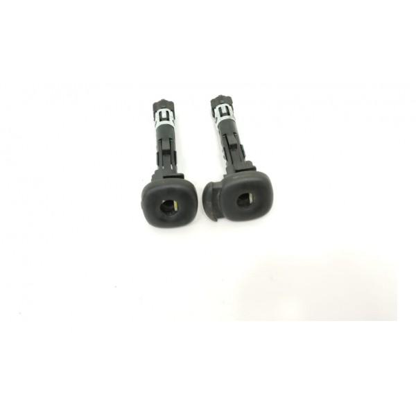 Par Trava Encosto Cabeça Traseiro Central Jeep Compass 2022 Preto