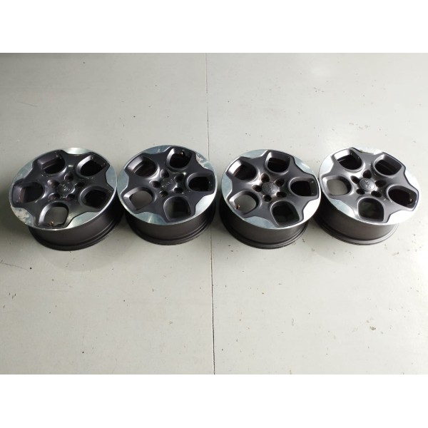 Jogo Roda Aro 16 Jeep Renegade Sport 2018 Cinza-escuro