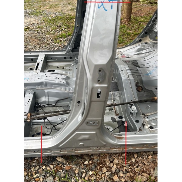 Coluna T Esquerda Toyota Corolla Xei 2022