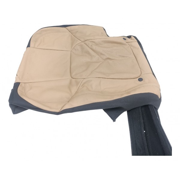 Capa Encosto Banco Traseiro Esquerdo Porsche Cayenne 2017 Bege