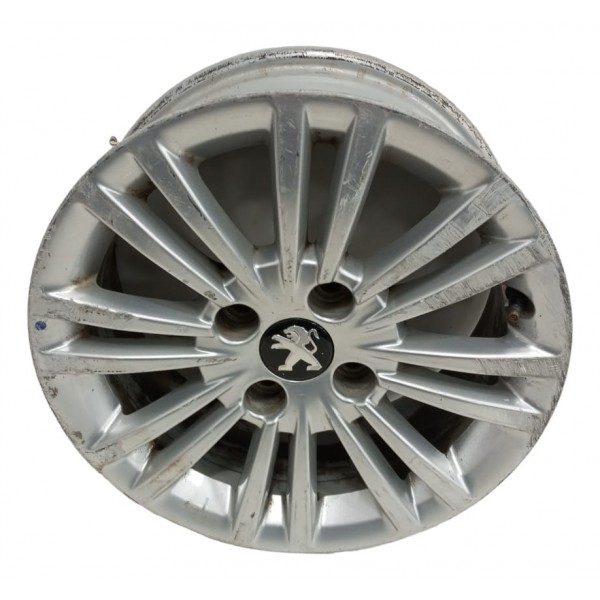 Aro 15 Peugeot 208 2016 Meia N°3 Prateado