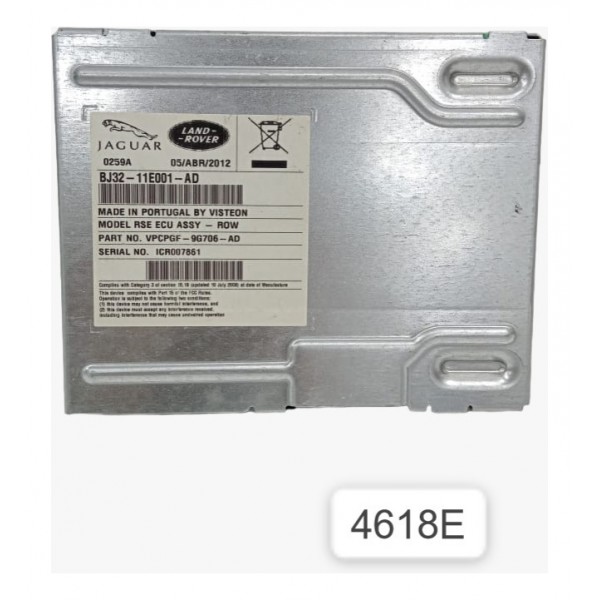 Modulo Tv  Range Rover Sport 5.0 2012 Bj32-11e001-ad Prata
