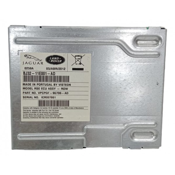 Modulo Tv  Range Rover Sport 5.0 2012 Bj32-11e001-ad Prata