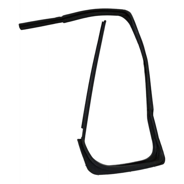 Borracha Guarnição Porta Traseira Esquerda Sandero 2018 Preto