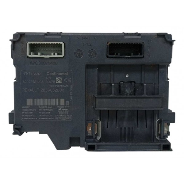 Modulo Ignição Leitor Chave Captur Life 16a 2021 285905280r