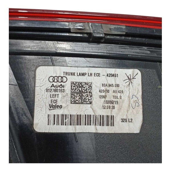 Lanterna Traseira Esquerda Audi Q5 2019 2020