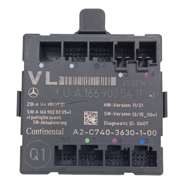 Módulo Da Porta Dianteira Esquerda Mercedes Benz A200 2014