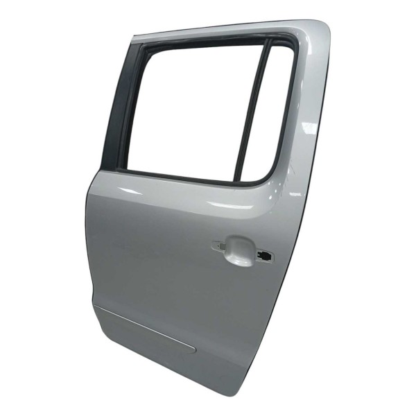 Porta Lata Traseira Esquerda Vw Amarok 2013 2014 Prata