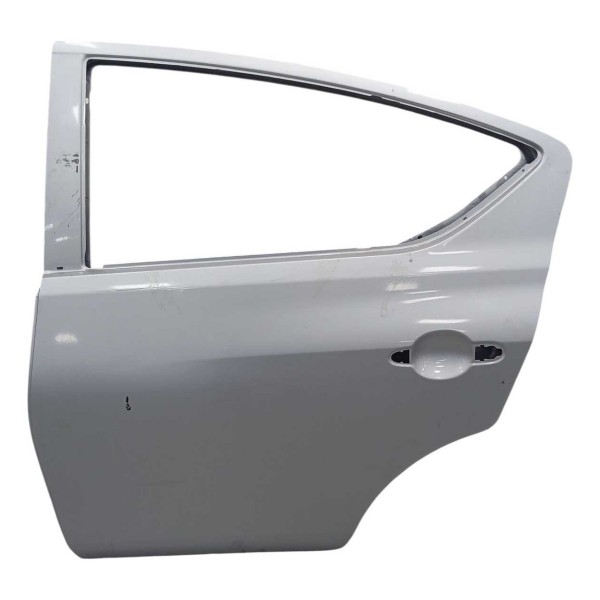 Porta Lata Traseira Esquerda Nissan Versa 2018 2019 Prata