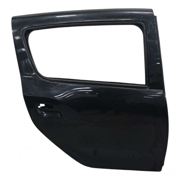 Porta Lata Traseira Direita Renault Sandero 2017 Preto