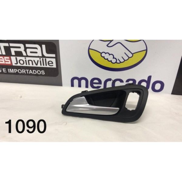 Maçaneta Interna Dianteira Esquerda Ford Focus Se 2017 Cinza