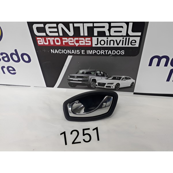 Maçaneta Interna Traseira Esquerda Renault Fluence 2016 2017 Preto