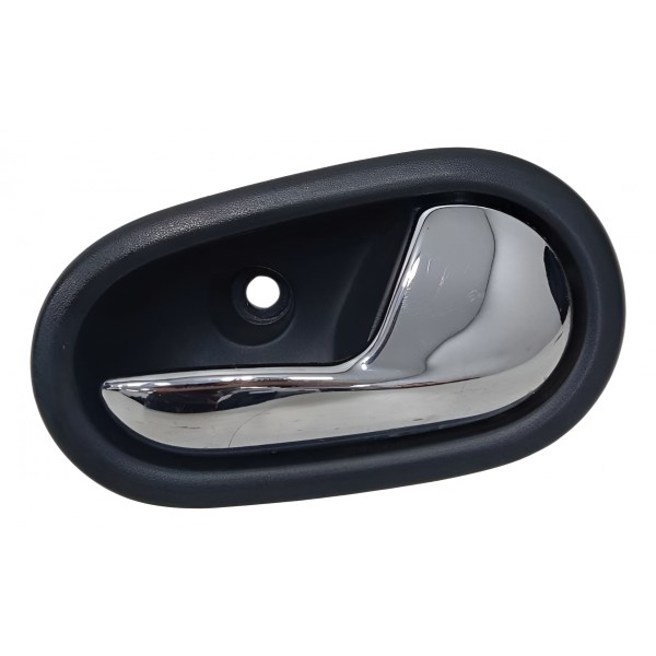 Maçaneta Interna Porta Dianteira Dir Renault Sandero 2018 Preto