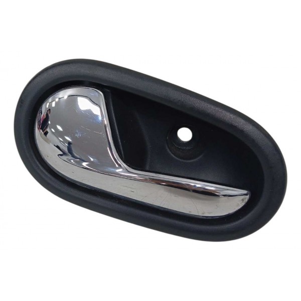 Maçaneta Interna Porta Traseira Esq Renault Sandero 2018 Preto