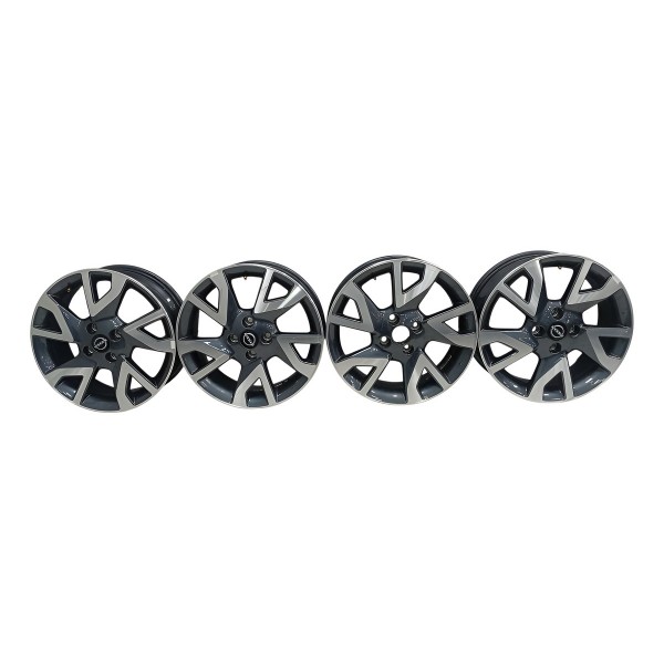 Jogo Roda Aro Liga Leve R16 Nissan Kicks Sense 1.6 Cvt 2024 Cinza