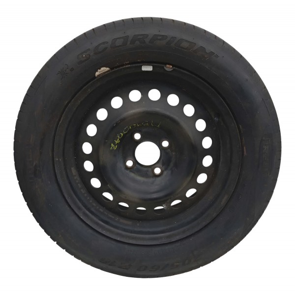 Estepe Roda Ferro Aro 16 Pneu 205/60r16 92h Kicks 2022 N2 Preto