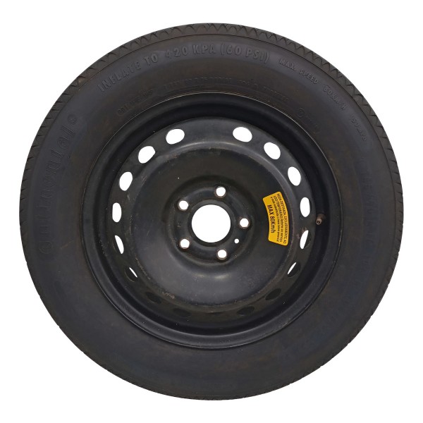 Estepe Roda Ferro Aro 16 Pneu 145/90r16 Renault Duster 2021 Preto