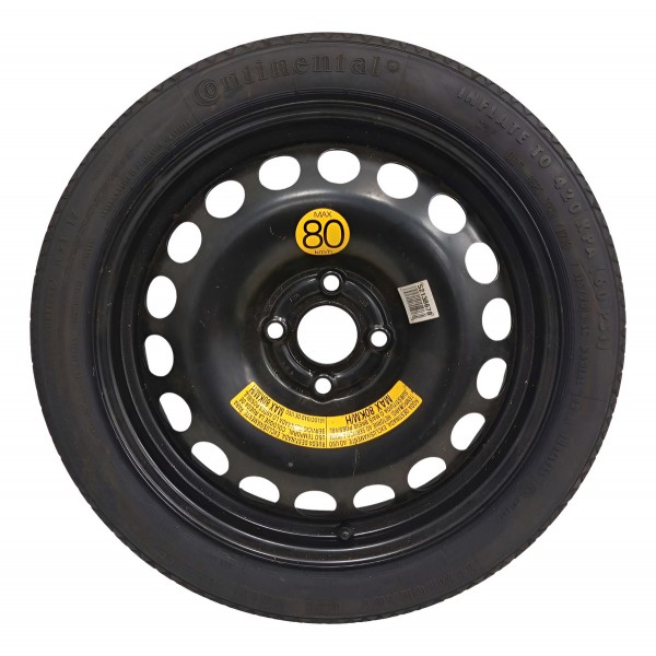 Estepe Roda Ferro Aro 16 Pneu T 115/70r16 Gm Spin 2020 Preto Estepe Roda Ferro Aro 16 Pneu T 115/70r16 Gm Spin 2020 Preto