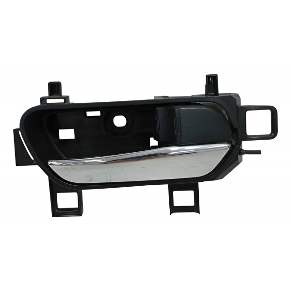 Maçaneta Interna Traseiro Direito Nissan Kicks 2019 Preto Traseira