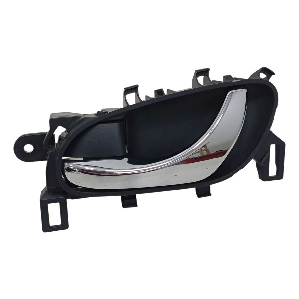 Maçaneta Interna Porta Dianteira Esq Nissan Frontier 2022 Cinza